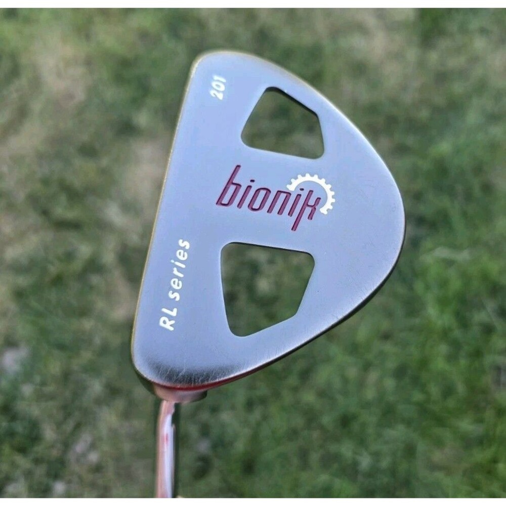 Bionik RL Series 201 Mallet Putter LH Steel Shaft 34.75" New Lamkin Grip Mint!